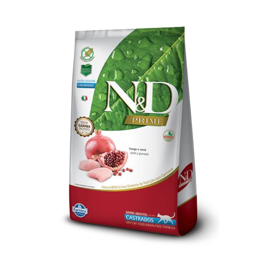 N&D prime gato adulto castrado 1.5 kilos