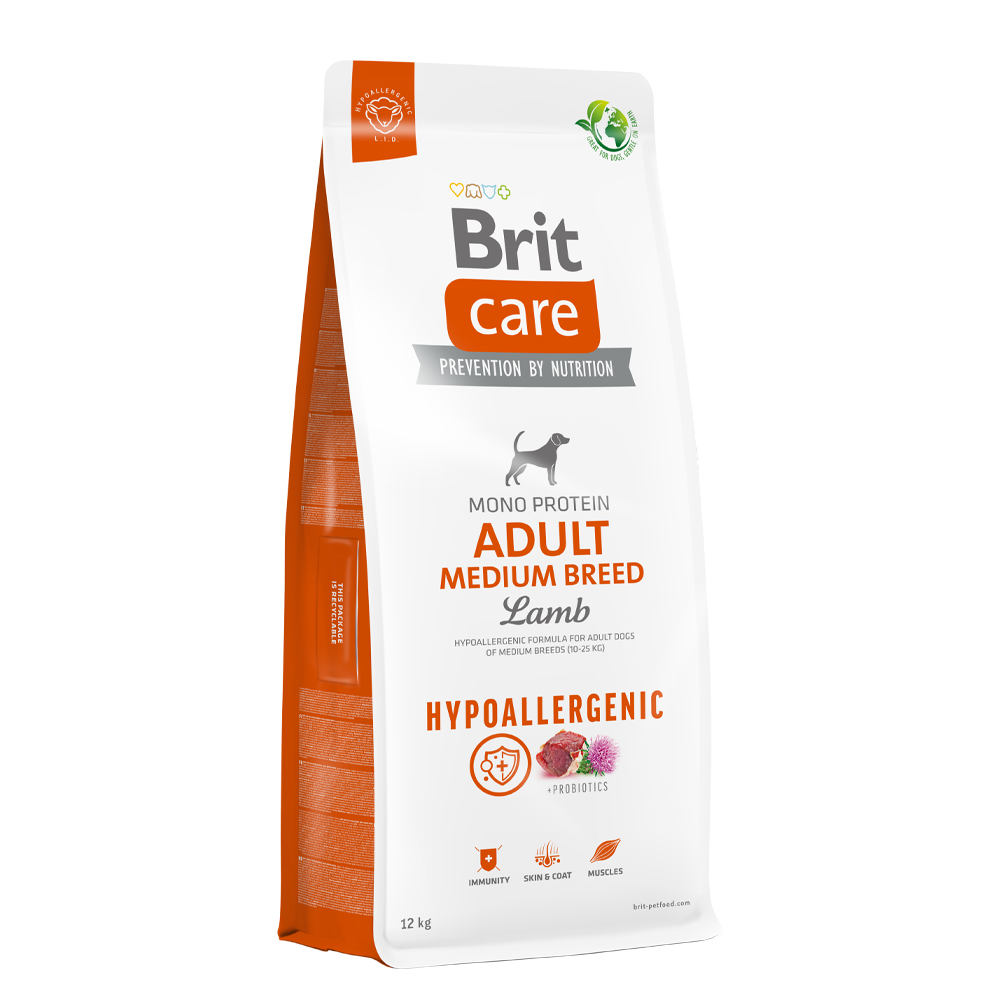 Brit Care Dog Medium Breed Lamb 12 KG
